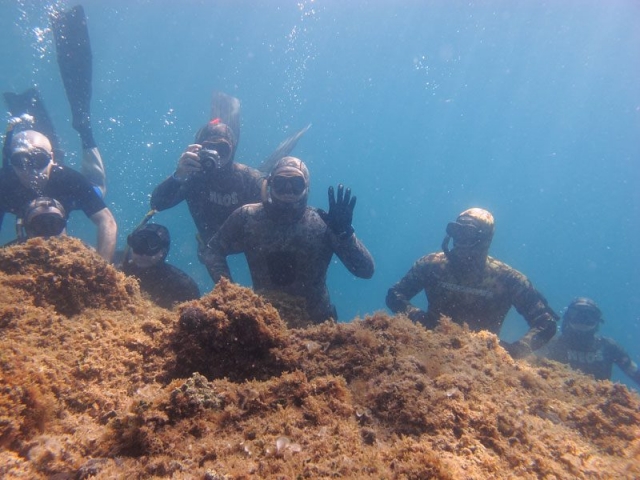 Gruppo in immersione